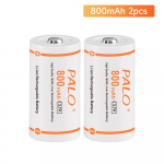 PALO 3,7v 800mAh 16340/16350 taaslaetav aku 16340 liitiumioonakud CR123A aku LED-taskulampi CR123 CR17345 Cr123a jaoks 2pcs batteries