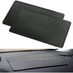 2 libisemisvastast matti pakend auto armatuurlauale, libisemisvastased padjad, silikoonist kinnituspadi, kasutatakse auto kaunistusteks, prillide, mobiiltelefonide jaoks 27*15cm,2Pcs must