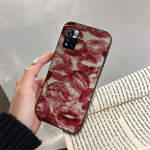 Black Red Lips Kiss telefoni&uuml;mbris Xiaomi Redmi Note 13 12 Pro 11S 11 10 Pro 10S 12S Redmi 10 13C 9C jaoks Redmi 10