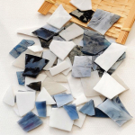 100g Arts Mosaic Piece mitmev&auml;rvilised l&auml;bipaistvad klaasmosaiikplaadid G
