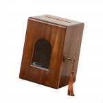 P&otilde;rsakassa Ehtehoidik Luku ja V&otilde;tmega, K&auml;sitsi Valmistatud S&auml;&auml;stukarp, Raha S&auml;&auml;stmise Karp B