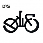 Minimalistlik jalgrattaskulptuur abstraktne traatraam maantee m&auml;gijalgratta siluett kuju kujuke t&ouml;&ouml;laua kaunistus ornament jalgrattur kingitus S 2