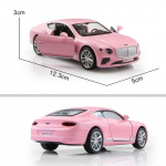 5-tolline metallist autosimulatsioon, peen survevalu ja m&auml;nguasjas&otilde;iduk Bentley Continental GT limusiin RMZ city 1:36 sulamist mudelikingitused lastele