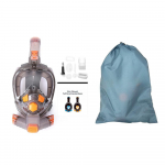 Uus T&auml;ielikult Kuiv Sukeldumismask T&auml;iskasvanutele Professionaalne Snorgeldamiskomplekt Sukeldumisprillid Hingamismask L/XL