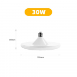 1 tk E27 LED pirn 220 V UFO lamp E27 LED lambid k&uuml;lm valge 20 W 30 W 40 W Bombillas ampull LED pirn tuled kodu valgustamiseks