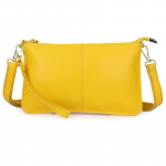 2024 Ehtsast Nahast V&auml;ikesed Naiste &Otilde;lakotid Suurep&auml;rane Lehmapealsest Nahast Ristkandmiskott Messenger-kott Suure Mahutavusega Klatsid Naistele kollane