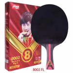 Ehtne DHS 8 Star 8002/8006 professionaalne r&uuml;ndav lauatennise reket Hurricane 3 ja 8 kummist ALC s&uuml;siniku aeruga koos kotiga 8002 Long Handle