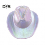 S&uuml;ttib Cowgirli m&uuml;ts juhtmevaba neoon-Western LED-kauboi m&uuml;ts Helendav vilkuv valgusriba m&uuml;ts Halloweeni peotarvete jaoks roosa