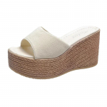 mood Candy Color naiste kiilusussid Suvine uus mood T&auml;iesti sobiv vabaaja platvormiga k&otilde;rge kontsaga sussid naistele &otilde;uesandaalid 34 must