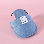 V&auml;lisp&auml;ikesem&uuml;ts koertele Denim Koera p&auml;ikesem&uuml;ts Koerte Pesapallim&uuml;ts Lemmiklooma p&auml;ikesekaitsem&uuml;ts k&otilde;rvaaukude ja reguleeritava kaelarihmaga S (for pet 1-5kg) sinine