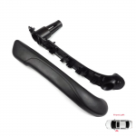 BDP1331-1 eesmine vasakpoolne siseukse k&auml;epide, must Renault Kangoo MK2 Citan W415 NV250 2007-2021 8200548971 jaoks