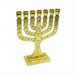 Menora k&uuml;&uuml;nlajalad Religioonid Candelabra Hanukkah k&uuml;&uuml;nlajalad 7 oksaga k&uuml;&uuml;nlahoidja kuldne
