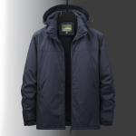 Meeste Matkaveekindel S&otilde;jav&auml;ejope Kevad S&uuml;gis Vabaaja Hingav Kapuutsiga Mantel Telkimine Matkamine Tuulejakk Reisi Riietus XL tumesinine v&auml;rv