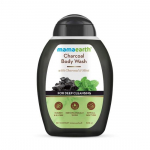 Mamaearth Charcoal kehapesu s&ouml;e ja piparm&uuml;ndiga s&uuml;gavpuhastuseks, du&scaron;igeel meestele 300 ml
