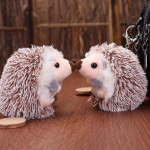 Armas Plush Pompon Hedgehog Animal v&otilde;tmehoidja kott 10cm mobiiltelefoni ripats v&otilde;tmehoidja