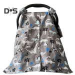 Talvised autoistmete katted imikutele Tuulekindlad soojad beebi autoistmete varikatused Cartoon Prinditud kahekihiline imikute jalutusk&auml;ru kate siseruumides ja v&auml;litingimustes B