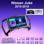 2 DIN Android Carplay autoraadio Nissan Juke 2010-2019 jaoks multimeediam&auml;ngija p&otilde;hiseade stereo GPS-navigatsioon BT WIFI 4+64 GB 1+16GB,B