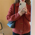 DAFIFY Naiste mood vabaaja s&uuml;gistalvised &uuml;hev&auml;rvilised pikkade varrukatega POLO kaelaga kampsunid One size sinine