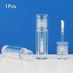 1 tk t&uuml;hi kaasaskantav 5 ml paksune v&otilde;lukepp huulel&auml;ike toru plastikust huuleglasuuri torud l&auml;bipaistev l&auml;bipaistev kosmeetika pakendikonteiner