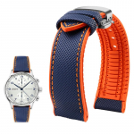Klassikaline 20mm 21mm 22mm L&otilde;uend Nailon Seiko kelladele Kummist Rihm Veekindel Kellarihm Meestele Tissot Citizen Mido Kellatarvikud 24mm