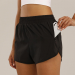 Hingavad Lahtised Peegeldusvastased Joogap&uuml;ksid Vabaaja V&auml;lisjooksup&uuml;ksid Naiste Fitness Hot Pants L&uuml;hikesed P&uuml;ksid (naiste omad) S must