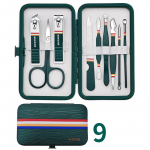 K&uuml;&uuml;nek&auml;&auml;ride komplekt Kodumajapidamises kasutatavad k&uuml;&uuml;nek&auml;&auml;rid Spetsiaalne tipptasemel manik&uuml;&uuml;ri pedik&uuml;&uuml;r 9 piece set sinine