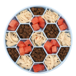 Lemmiklooma koera aeglane s&ouml;&ouml;tja kutsika silikoonist imemiskork k&auml;rgstruktuuriga aeglase toidukauss Aeglase s&ouml;&ouml;tmise s&ouml;&ouml;tja toidukauss S sinine