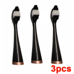 3/6/9 tk / komplekt hambaharjapead elektrilise hambaharja hambaharja jaoks 3pcs must