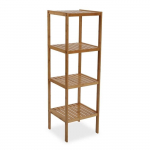 Louis vannitoarii riiulikapp - 110 x 33 x 34 cm - 4 bambusest organiseerimisriiulit - Pruun - Versa pruun