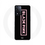 Coque Maniacase pour Oppo A93s 5G Blackpink VIP Tickets Blackpink logo Front noir