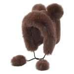 Talvem&uuml;ts integreeritud salliga Karu k&otilde;rvakaunistus Paks kunst naarits Juuksed T&auml;ielik kaitse Kootud Elastne Puhasv&auml;rviline Peakate V&auml;listegevuste M&uuml;ts valge