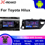 2 dini Android 12 auto autoraadio multimeedia Toyota Hilux 2015-2020 2din autostereo Carplay GPS dvd 4 core 1GB+32GB carplay
