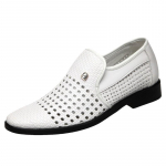 Suvi Uued Nahkkingad Meeste &Auml;ri &Otilde;&otilde;nsad Augud Pehme Tallaga Meeste Sandaalid Pidulik Riietus Hingavad Kontori Kleitkingad Meestele 39 must