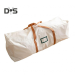 J&otilde;ulupuu hoiukott Tugevdatud veekindel puukott tugevdatud k&auml;epidemete ja t&otilde;mblukuga kunstliku j&otilde;ulupuu jaoks valge