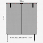 Maasturi pakiruumi tagaluugi s&auml;&auml;sev&otilde;rk Auto tagaluugi p&auml;ikesevari Kahesuunalise lukuga Hingav putukakindel Maasturi pakiruumi kardin