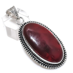 Natural Red Labradorite Gemstone 925 Sterling Silver Jewelry Pendant 2.29 w6m16