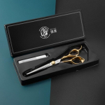 Roostevaba teras Saksamaa Juuksuri k&auml;&auml;rid 6.0 tolli Reguleeritavad Juuksuri Juuksel&otilde;ikus H&otilde;rendusk&auml;&auml;rid Pro Salongi Stiilit&ouml;&ouml;riist