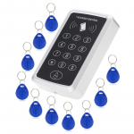 Muu koduvalve 125Khz &uuml;heukseline l&auml;hedus Rfid-kaardi juurdep&auml;&auml;sukontrollis&uuml;steemi klahvistik sisaldab 10 tk ID-klahvipulti Standard