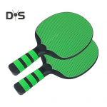Pingpongi m&otilde;lad silikoonist lauatennise reket Pingpongi treeningkuir ergonoomilise k&auml;epidemega algajale roheline
