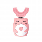 Veekindel juhtmevaba nutikas silikoonist U-kujuline pehme nanohambahari koduseks reisimiseks elektriline lastele sinine