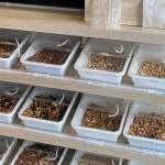 Leivakonteineri n&auml;idiskarp Kuivatatud puuviljad Kommid Toidu hoiukast Kaubanduslikuks kasutamiseks 17.13x13.78x5.59in