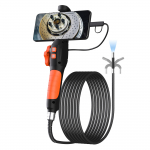 2MP 1080P 6mm ISO Androidi kahesuunalise liigendjuhtimisega t&ouml;&ouml;stusliku endoskoobi boreskoobi kontroll Otoskoobi kaameramikroskoopile must