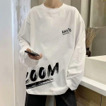 2024 Meeste Pikkade Varrukatega T-s&auml;rk S&uuml;gisene Aluss&auml;rk Pikkade Varrukatega Puuvillane S&uuml;gisene Hongkongi Stiilis Tr&uuml;kiga Vaba Trendikas &Uuml;lemine 8XL