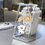 Space telefoni&uuml;mbris iPhone 11 13 XR 15 Pro Max 12 16 Pro Max jaoks iPhone 14 7 8 Plus XS Max Samsung A15 A55 A05 Redmi 12 13C 13 9 Huawei Mate 30 40 iPhone 15 valge