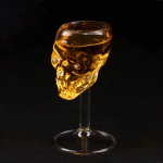 Skull Glass Cup &Otilde;lle Veinibaar Skull Glass Head Vodka Joogin&otilde;ud Kodubaar Peokink Artware Deco pokaaltopsid 101-200