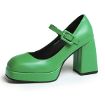 Mary Janes Vintage Mustad Sandaalid Naistele Pandlaga Libisemiskindlad Vabaaja Keskmise Kontsaga Kontorisse Daamideks &Uuml;hev&auml;rvilised Elegantse Kontsaga Korea 2025 Suvi 35 punane