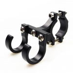 Alumiiniumisulamist mootorratta juhtraua riputuskonks Reguleeritav 2 peaga Hoiu riidepuu Pandla konksud Mootorratta kiivri konksud Jalgratta punane