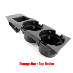 Uus Double Hole Car Styling esiosa keskkonsooli hoiukasti m&uuml;nt + topsihoidja BMW E46 seeriale 1999-2006 51168217953