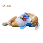 Aia Magav J&auml;nes Kuju Vaik Lamav Roosikujuline J&auml;nese Skulptuur Loomakuju Kodu Kontor Sise-V&auml;lis Dekoratsioon Ornament Rabbit