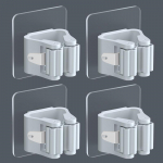 Mitmeotstarbelised konksud Mopihoidik Seinale Kinnitatav Mopikorraldaja Luudade Riputi Konks Vannitoas Veekindel Seinakonks Isekleepuv 1/2/4 Tk